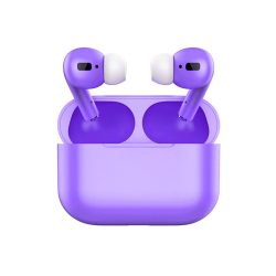 Earphones bluetooth Air Pro TWS i20 power bank - Viola