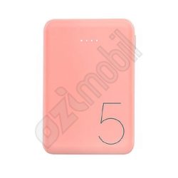 Recci Power Bank UPPER RU-5000 2xUSB - 5000mAh - pink