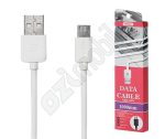   UGY adatkábel - Remax Light Cable 1M - RC-006m Micro usb - fehér