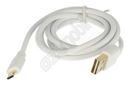 EX adatkábel - Micro USB 1 méter - fehér