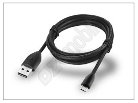 USB - micro USB töltőkábel 100 cm-es vezetékkel - fekete ( CSAK TÖLTÉSRE ! )