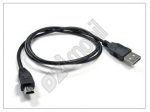 UGY adatkábel - EX Mini USB - fekete 1 méter