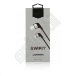   Recci SWIFT RCL-J100 töltő és adatkábel - Iphone 5/6/7/8/7 - 8 Plus/X-Xs/Xr/Xs MAX/11/11Pro/11 Pro Max - fekete