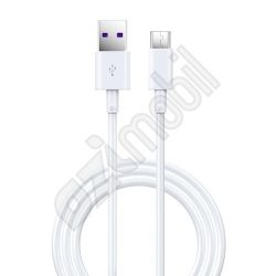 USB Type-C adat- és töltőkábel 5A 1,5m-es vezetékkel - Devia Smart Shark - white