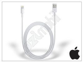 Apple iPhone 5 / 6 / 7 - 8 / 7 - 8 Plus / X - Xs / Xr / Xs MAX / iPad 4 / iPad Mini eredeti, gyári USB töltő- és adatkábel 1 m-es vezetékkel - Lightning - MD818ZM/A (csomagolás nélküli)