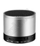 Metal Hordozható Bluetooth Hangszóró Rádióval - ezüst