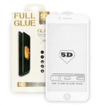   Ütésálló kijelzővédő üvegfólia - Iphone 7 / 8 - fehér - Full Screen, ívelt 5D
