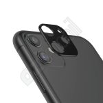 Metál Kamera védő - iPhone 11 (6.1") - Fekete