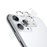 Metál Kamera védő - iPhone 11 Pro / Pro Max - Ezüst