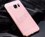 Samsung Galaxy S6 Edge / G925F bőr hátlap - pink