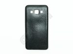   Ultra Slim 0,3 mm - Samsung Galaxy A300 / A3 - bőrhatású szilikon hátlap - fekete