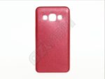   Ultra Slim 0,3 mm - Samsung Galaxy A300 / A3 - bőrhatású szilikon hátlap - piros
