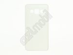   Ultra Slim 0,3 mm - Samsung Galaxy A500 / A5 - bőrhatású szilikon hátlap - fehér