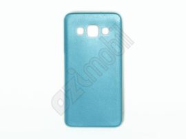 Ultra Slim 0,3 mm - Samsung Galaxy A300 / A3 - bőrhatású szilikon hátlap - kék
