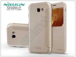   Nillkin Sparkle - Samsung  Galaxy S7 Edge / G935F oldalra nyíló flipes tok - arany
