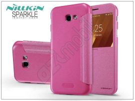 Nillkin Sparkle - Samsung  Galaxy S7 Edge / G935F  oldalra nyíló flipes tok - pink