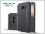   Nillkin Sparkle - Samsung  Galaxy S7 Edge / G935F oldalra nyíló flipes tok - fekete