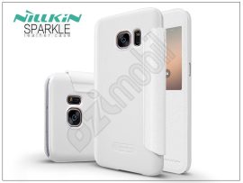 Nillkin Sparkle - Samsung Galaxy S8 / G950 oldalra nyíló flipes tok - fehér