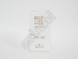 Ultra Slim 0,3 mm - iPhone 4G / 4s - szilikon hátlap - átlátszó 