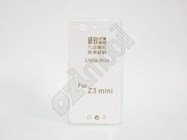 Ultra Slim 0,3 mm - Sony Xperia Z3 Compact / Z3 mini - szilikon hátlap - átlátszó