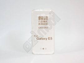 Ultra Slim 0,3 mm - Samsung Galaxy E5 - szilikon hátlap - átlátszó 