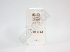 Ultra Slim 0,3 mm - Samsung Galaxy E5 - szilikon hátlap - átlátszó 