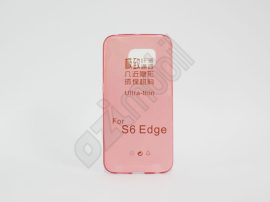 Ultra Slim 0,3 mm - Samsung Galaxy S6 Edge / G925F - szilikon hátlap - pink