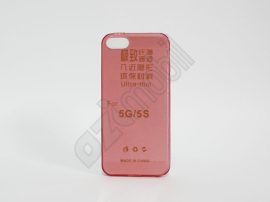 Ultra Slim 0,3 mm - iPhone 5 / 5s / SE - szilikon hátlap - korall 