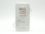 Ultra Slim 0,3 mm - LG L70 - szilikon tok - átlátszó