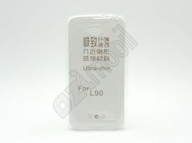 Ultra Slim 0,3 mm - LG L90 - szilikon tok - átlátszó