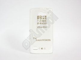 Ultra Slim 0,3 mm - LG Leon / H340N - szilikon hátlap - átlátszó