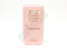 Ultra Slim 0,3 mm - Samsung Galaxy Core Prime / G360 - szilikon hátlap - korall