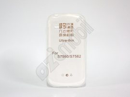 Ultra Slim 0,3 mm - Samsung Galaxy Trend / S7560 - szilikon hátlap - átlátszó 