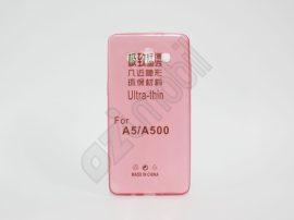 Ultra Slim 0,3 mm - Samsung Galaxy A500 / A5  - szilikon hátlap - pink 