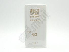 Ultra Slim 0,3 mm - LG G3 - szilikon hátlap - átlátszó 