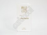   Ultra Slim 0,3 mm - Samsung Galaxy A800 / A8 - szilikon hátlap - átlátszó 