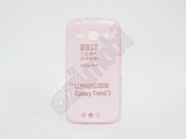 Ultra Slim 0,3 mm - Samsung Galaxy Trend 3 - szilikon hátlap - pink