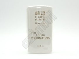 Ultra Slim 0,3 mm - LG L Fino (D290) - szilikon hátlap - átlátszó