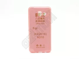 Ultra Slim 0,3 mm - Samsung Galaxy A310 / A3 (2016) - szilikon hátlap - korall