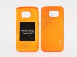   Prémium Mercury Jelly - Samsung Galaxy S6 Edge / G925 - neon narancs - szilikon hátlap