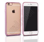 Clear Case szilikon hátlap - iPhone 5 / 5s / SE - pink