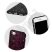 Splash Soft - 3D hatású hátlap - iPhone 7 / 8 - fekete / pink