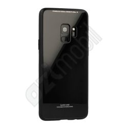 Üveg hátlap - Samsung Galaxy J415 / J4 Plus (2018) - fekete