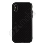   Carbon üveg hátlap - Huawei P Smart (2019) / Honor 10 Lite - fekete