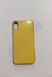 ST Tükrös TPU hátlap - iPhone 7 / 8 - sárga