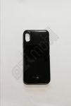 ST Tükrös TPU hátlap - iPhone X / Xs (5.8") - fekete