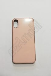 ST Tükrös TPU hátlap - iPhone X / Xs (5.8") - pink