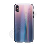   Aurora üveg hátlap - Samsung Galaxy A515 / A51 (2019) - barna / fekete