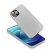 Mercury I-Jelly Metal hátlap - iPhone 4G / 4s - szürke