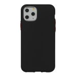 Solid Szilikon Hátlap - Iphone 12 Mini (5.4") - fekete